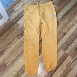 calvin klein orange joggers/sweatpants